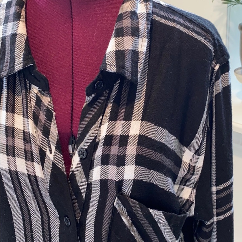 RAILS black and white button down - Picture 2 of 4